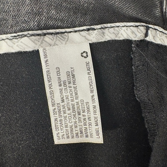 Wild Fable Black Pencil Mini Skirt with Slit - Picture 3 of 4